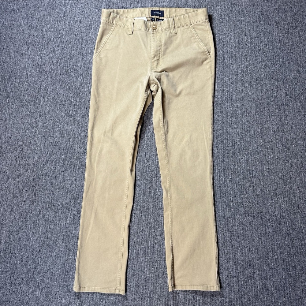 Brixton‎ Reserve Pants Men's 33x32 Khaki Beige Standard Fit Casual Chino